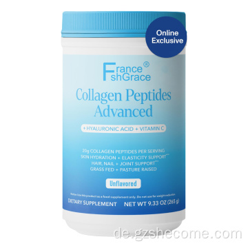 Beste Kollagenpeptide Hyaluronsäure Vitamin C Pulver